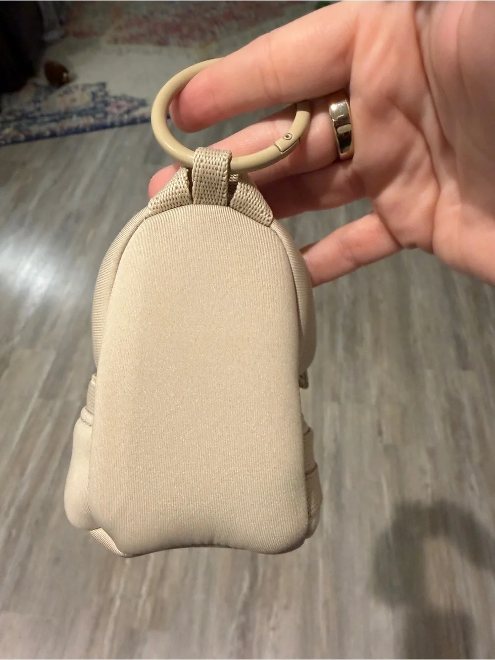 Dagne Dover Dakota Keychain Mini Backpack Khaki